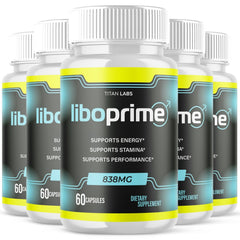 (5 Pack) LiboPrime Advanced Male Health Support Formula Libo Prime 300 Capsules