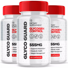 (3 Pack) Glyco Guard Blood Sugar, GlycoGuard Glycogen Supplement (180 Capsules)