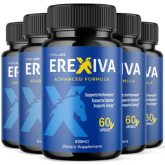 (5 Pack) Erexiva Advanced Male Health Support Supplement Ere Xiva 300 Capsules