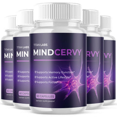 (5 Pack) MindCervy Nootropic Brain Health Support Formula Mind Cervy 300 Capsule