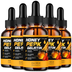 Honey Peak Gelatin Drops Male Health Support Supplement HoneyPeak 150 Servings