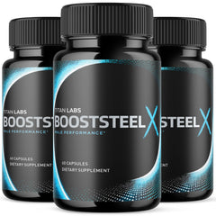 (3 Pack) Boost Steel X Advanced Male Health Support Formula BoostSteelX 180 Capsules