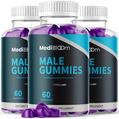 (3 Pack) MediBloom Gummy Advanced Male Support Supplement Medi Bloom 180 Gummies