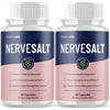 Image of (2 Pack) NerveSalt Nootropic Natural Nerve Support Formula Nerve Salt 120 Capsules