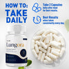 Image of Lungora Advanced Lungs Health Support Vitamin Supplement Lung Ora 120 Capsules