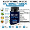 Image of Neuro Recall Advanced Nerve Health Support Supplement NeuroRecall 180 Capsules