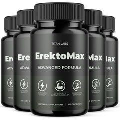 (5 Pack) ErektoMax Advanced Male Health Support Supplement Erekto Max 300 Capsules