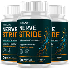 Nerve Stride Nootropic Natural Nerve Support Supplement NerveStride 180 Capsules