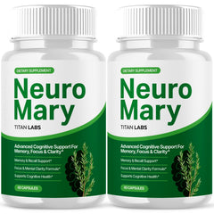 Neuro Mary Nootropic Natural Brain Health Support Formula NeuroMary 120 Capsules