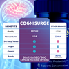 Image of (5 Pack) CogniSurge Nootropic All Natural Formula Brain Supplement 300 Capsules