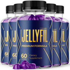 (5 Pack) Jellyfil Gummys Advanced Male Support Supplement Jelly fil 300 Gummies
