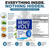 Image of Memo Volt Nootropic Natural Brain Health Support Supplement MemoVolt 120 Capsule