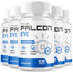 (5 Pack) Falcon Eye Support Healthy Eye Vision & Function FalconEye 300 Capsules
