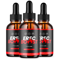 (3 Pack) Erec Boost Male Support Drops Advanced ErecBoost Supplement 90 Servings