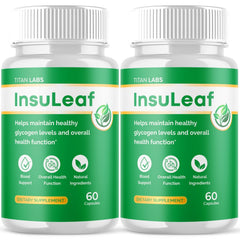(2 Pack) InsuLeaf Advanced Blood Health Support Formula Insu Leaf 120 Capsules