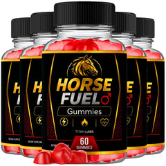 (5 Pack) Horse Fuel ACV Gummys Advanced Male Health Support Formula HorseFuel 300 Gummies