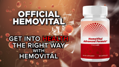 HemoVital Pills Advanced Blood Health Support Supplement Hemo Vital 60 Capsules