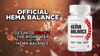 Image of Hema Balance Advanced Blood Health Support Supplement HemaBalance 180 Capsules