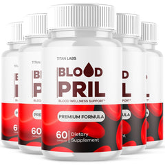 (5 Pack) Bloodpril Advanced Blood Health Support Formula Blood Pril 300 Capsules