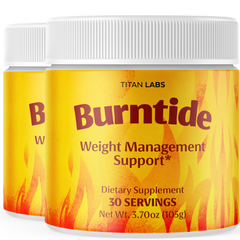 (2 Pack) Burntide Powder Weight Management Support Formula Burn Tide 60 Servings