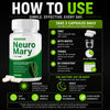 Image of Neuro Mary Nootropic Natural Brain Health Support Formula NeuroMary 180 Capsules