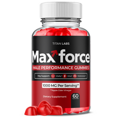 (1 Pack) Max Force Gummys Advanced Male Support Supplement MaxForce 60 Gummies