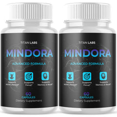 (2 Pack) Mindora Nootropic Brain Health Support Supplement Mind Ora 120 Capsules