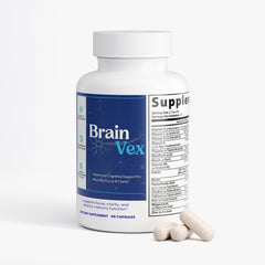 BrainVex Nootropic All Natural Brain Supplement Brain Vex 60 Capsules