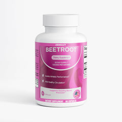 Armoley Organic Beet Root Capsules - 1300mg Beet Root Powder Aids Healthy Circulation & Vitality Beet Root Supplement 60 Capsules