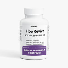 Flow Revive Prostate Support Advanced Male Pills FlowRevive Formula Supplement 60 Capsules