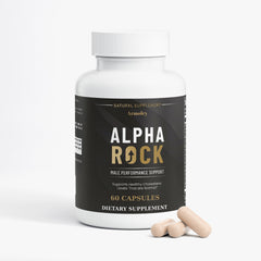 Alpha Rock Premium Vitality Blend – Daily Energy & Performance Support, 60 Veggie Capsules