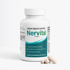 Nervital Nootropic Natural Nerve Support Vitamin Formula 60 Capsules