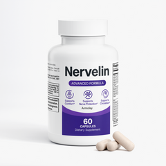 Nervelin Advanced Nootropic Nerve Health Support Formula Nerve Lin 60 Capsules