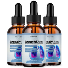BreathiZen Drops Advanced Lungs Health Support Formula Breathi Zen 90 Servings