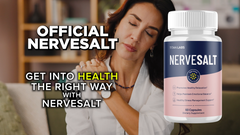 (5 Pack) NerveSalt Nootropic Natural Nerve Support Formula Nerve Salt 300 Capsules