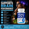 Image of Memo Volt Nootropic Natural Brain Health Support Supplement MemoVolt 120 Capsule