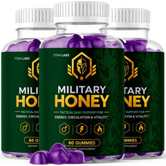 Military Honey ACV Gummys Advanced Male Health Support MilitaryHoney 180 Gummies