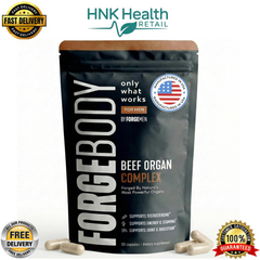 FORGEBODY® Beef Organ Complex 60 Capsules – 100% Grass Fed Beef Organ Supplement