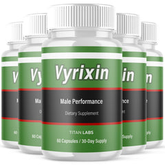 (5 Pack) Vyrixin Advanced Male Health Support Supplement Vyri Xin 300 Capsules