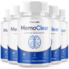 Image of (5 Pack) MemoClear Advanced All Natural Brain Health Support Memo Clear 300 Capsules