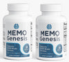 Image of (2 Pack) Memo Genesis Nootropic All Natural Formula Brain Supplement 60 Capsules