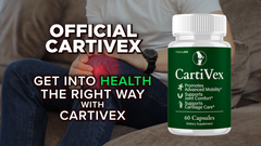 CartiVex Advanced Joints and Mobility Support Supplement Carti Vex 120 Capsules