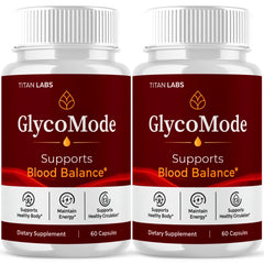(2 Pack) Glyco Mode Pills Advanced Blood Health Support Supplement GlycoMode 120 Capsules
