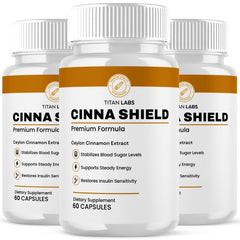 Cinna Shield Pill Advanced Blood Health Support Formula CinnaShield 180 Capsules