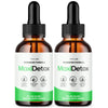 Image of (2 Pack) Maxi Detox Drops Advanced Health & Fitness Formula MaxiDetox 60 Serves