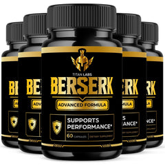 Berserk Advanced Male Health Support Vitamin Supplement Ber Serk 300 Capsules