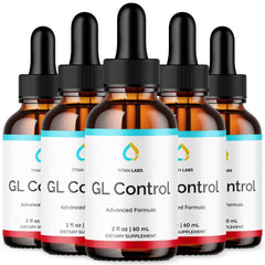 (5 Pack) GL Control Blood Health Support Drops GLControl Supplement 150 Servings