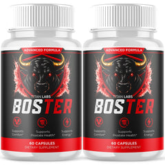 (2 Pack) Boster Advanced Male Health Support Supplement Bos Ter 120 Capsules