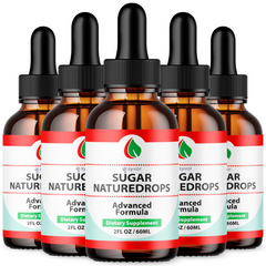 (5 Pack) Sugar Nature Drop Blood Support Formula SugarNatureDrops 150 Servings