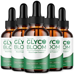 (5 Pack) Glyco Bloom Blood Health Support Drops GlycoBloom Formula 150 Servings